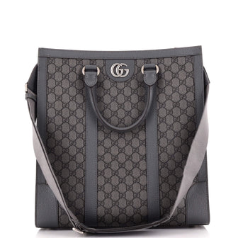 Gucci Ophidia Convertible Open Tote GG Coated Canvas Tall