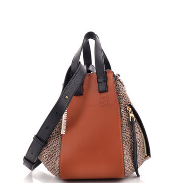 Loewe Hammock Bag Leather and Tweed Small