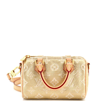Louis Vuitton Speedy Bandouliere Bag Monoglam Jacquard Canvas Nano