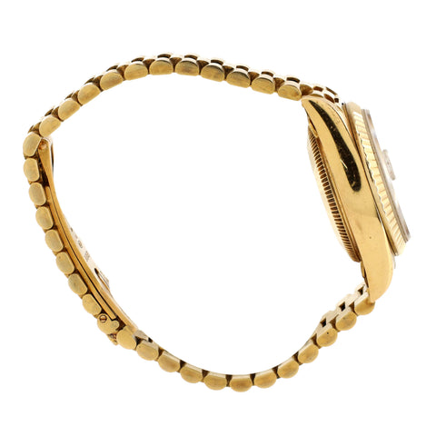 Rolex Oyster Perpetual President Datejust Automatic Watch Yellow Gold