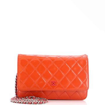 Chanel Wallet on Chain Quilted Patent