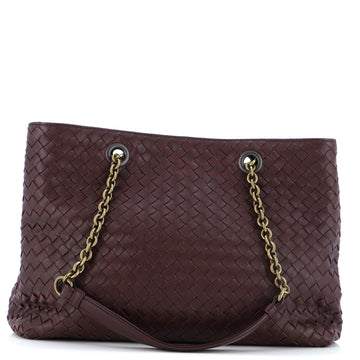Bottega Veneta Double Chain Tote Intrecciato Nappa Medium