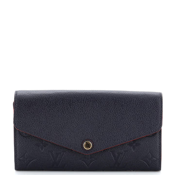 Louis Vuitton Sarah Wallet NM Monogram Empreinte Leather