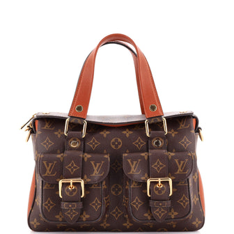 Louis Vuitton Manhattan NM Handbag Monogram Canvas with Leather