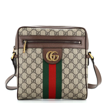 Gucci Ophidia Messenger Bag GG Coated Canvas Small