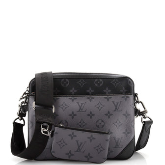 Louis Vuitton Trio Messenger Bag Reverse Monogram Eclipse Canvas