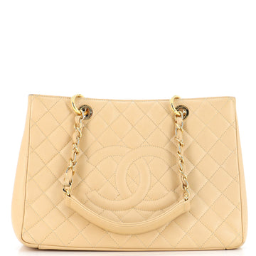 Chanel Grand Shopping Tote Quilted Caviar