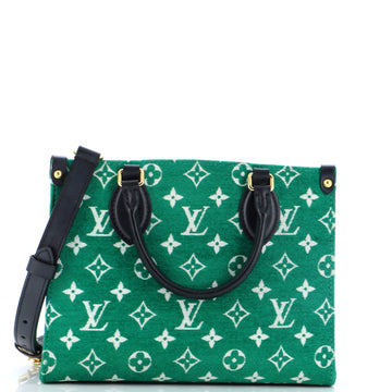 Louis Vuitton OnTheGo Tote LV Match Monogram Jacquard Velvet PM