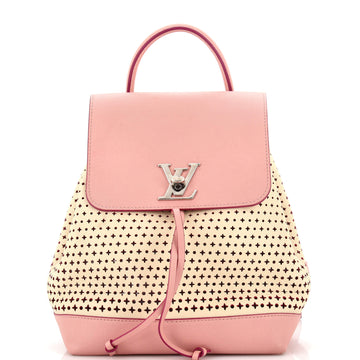 Louis Vuitton Lockme Backpack Perforated Leather