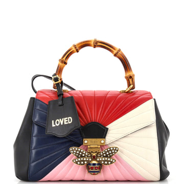 Gucci Queen Margaret Top Handle Bag Multicolor Quilted Leather Medium