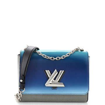 Louis Vuitton Twist Handbag Limited Edition Printed Leather MM