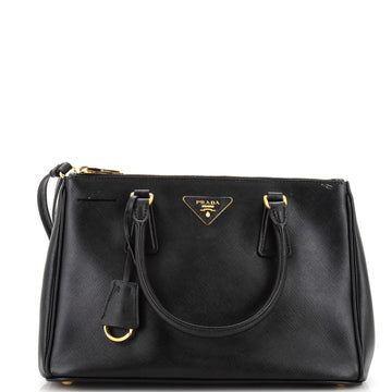 Prada Double Zip Lux Tote Saffiano Leather Small