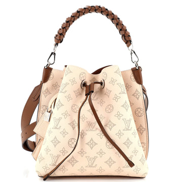 Louis Vuitton Braided Handle Girolata Handbag Mahina Leather