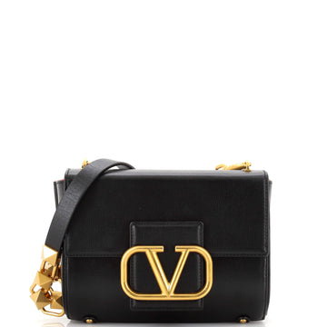 Valentino Garavani Stud Sign Shoulder Bag Leather Small