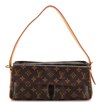 Louis Vuitton Viva Cite Handbag Monogram Canvas MM