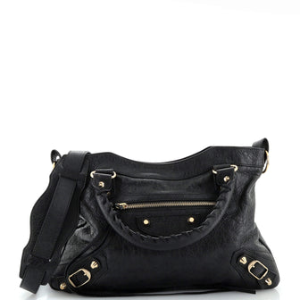 Balenciaga City Classic Studs Bag Leather Small