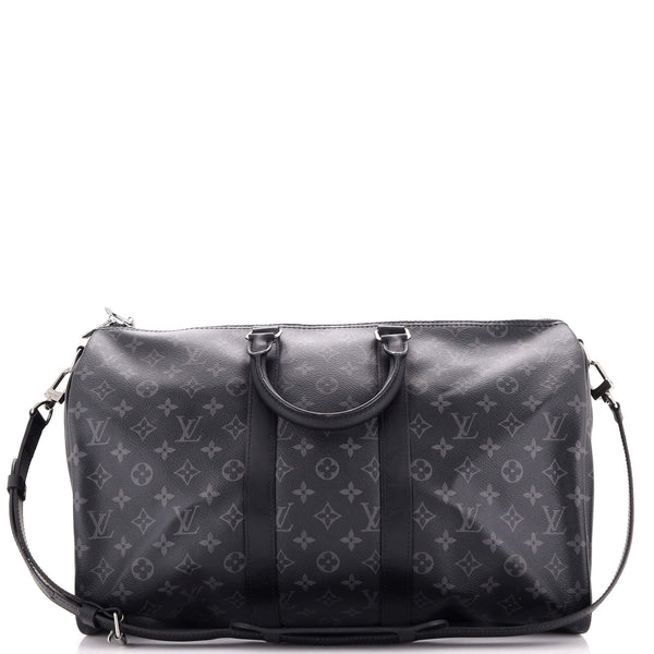 Louis Vuitton Keepall Bandouliere Bag Monogram Eclipse Canvas 45