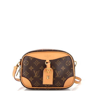 Louis Vuitton Deauville Handbag Monogram Canvas Mini