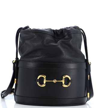 Gucci Horsebit 1955 Bucket Crossbody Bag Leather Small