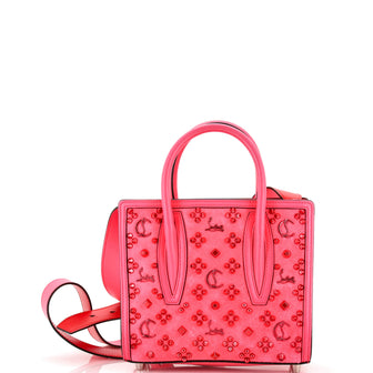 Christian Louboutin Paloma Tote Embellished Suede Mini