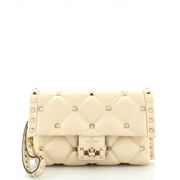 Valentino Garavani Candystud Wristlet Clutch Leather