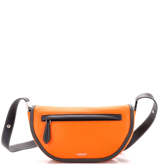 Burberry Olympia Flap Bag Leather Small
