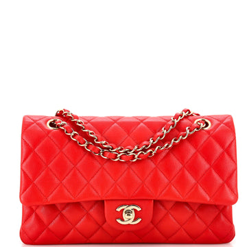 Chanel Classic Double Flap Bag Quilted Caviar Medium