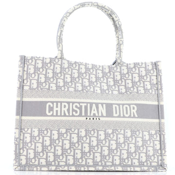 Christian Dior Book Tote Oblique Canvas Medium