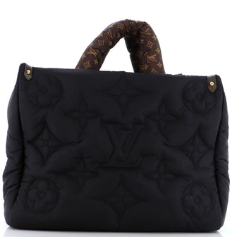 Louis Vuitton Pillow OnTheGo Tote Monogram Quilted Econyl Nylon MM