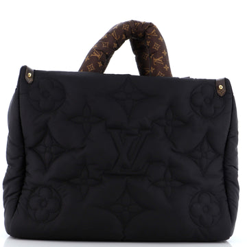 Louis Vuitton Pillow OnTheGo Tote Monogram Quilted Econyl Nylon MM