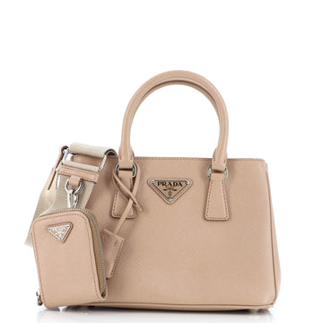 Prada Re-Edition Galleria Tote Saffiano Leather Micro
