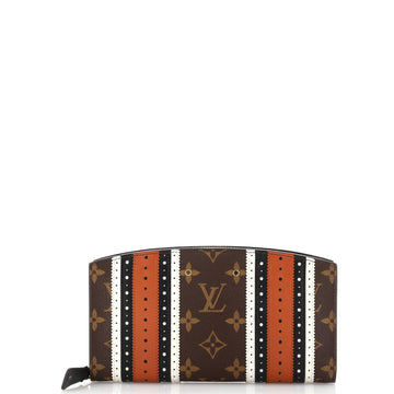 Louis Vuitton Zippy Steamer Wallet Limited Edition Brogue Monogram Canvas and Leather