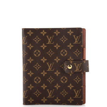 Louis Vuitton Ring Agenda Cover Monogram Canvas GM