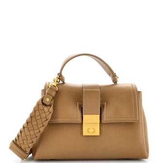 Bottega Veneta Piazza NM Top Handle Bag Leather Small