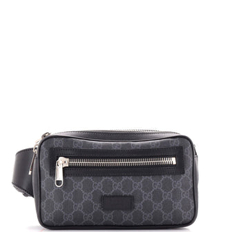 Gucci Soft Zip Belt Bag GG Coated Canvas Small