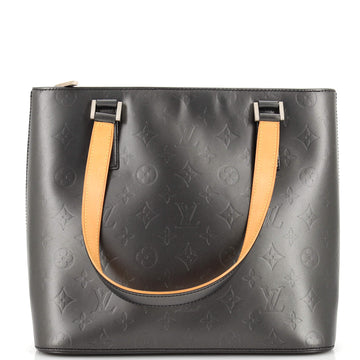 Louis Vuitton Mat Stockton Handbag Monogram Vernis