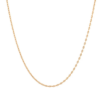 Hermes Chaine d'Ancre Chain Link Necklace 18K Rose Gold