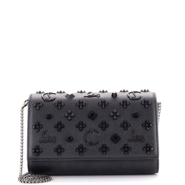 Christian Louboutin Paloma Clutch Embellished Leather Small