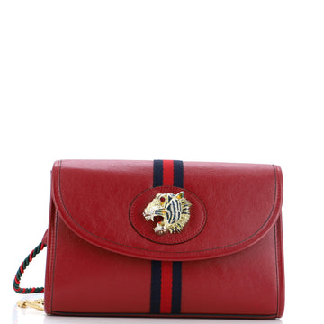 Gucci Rajah Web Chain Shoulder Bag Leather Small