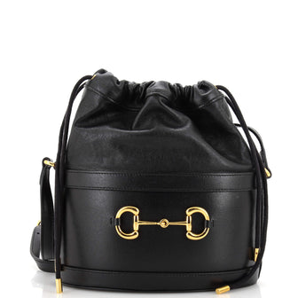 Gucci Horsebit 1955 Bucket Crossbody Bag Leather Small