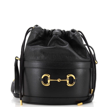 Gucci Horsebit 1955 Bucket Crossbody Bag Leather Small