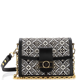 Louis Vuitton Dauphine Shoulder Bag Limited Edition Since 1854 Monogram Jacquard MM