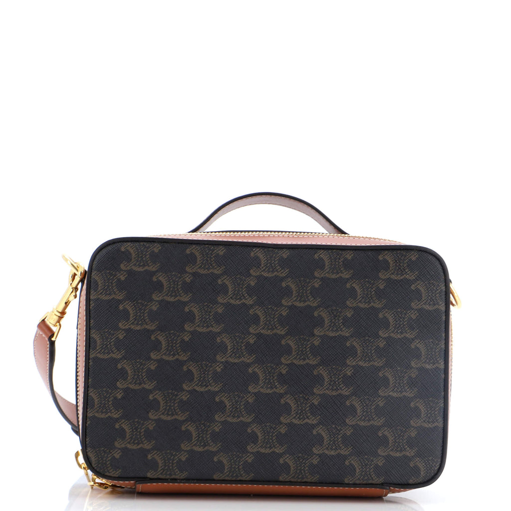 Celine Messenger Box Bag Triomphe Coated Canvas 260649