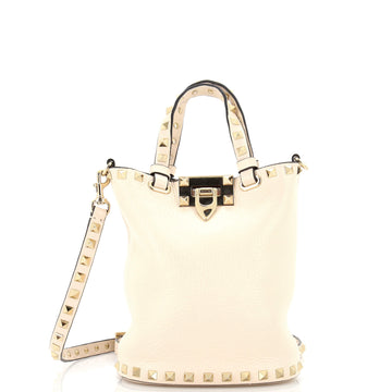 Valentino Garavani Rockstud Bucket Crossbody Bag Leather Mini
