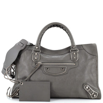 Balenciaga City Classic Metallic Edge Bag Leather Medium