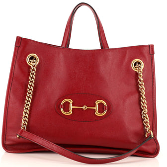Gucci Horsebit 1955 Chain Tote Leather Medium