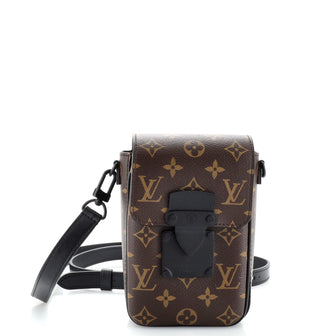 Louis Vuitton S Lock Vertical Wearable Wallet Macassar Monogram Canvas