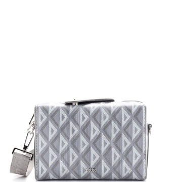 Christian Dior Lingot Messenger Bag CD Diamond Coated Canvas