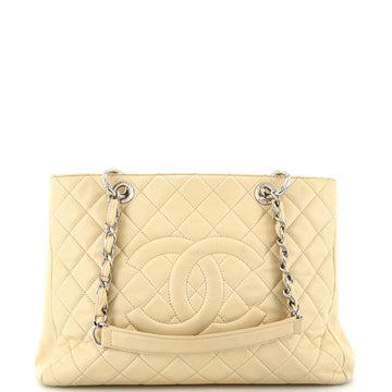 Chanel Grand Shopping Tote Quilted Caviar
