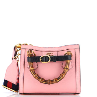 Gucci Diana NM Bamboo Handle Tote Leather Mini